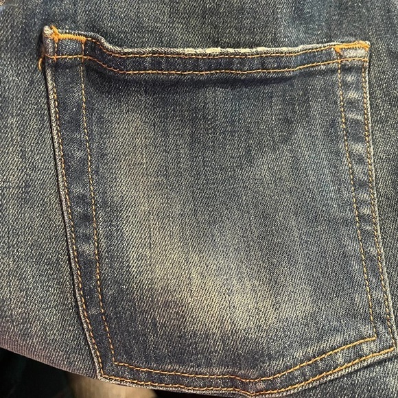 The Great NEW The Straight A High Rise Cropped Length Straight Leg Jeans Size 25 - Picture 10 of 15